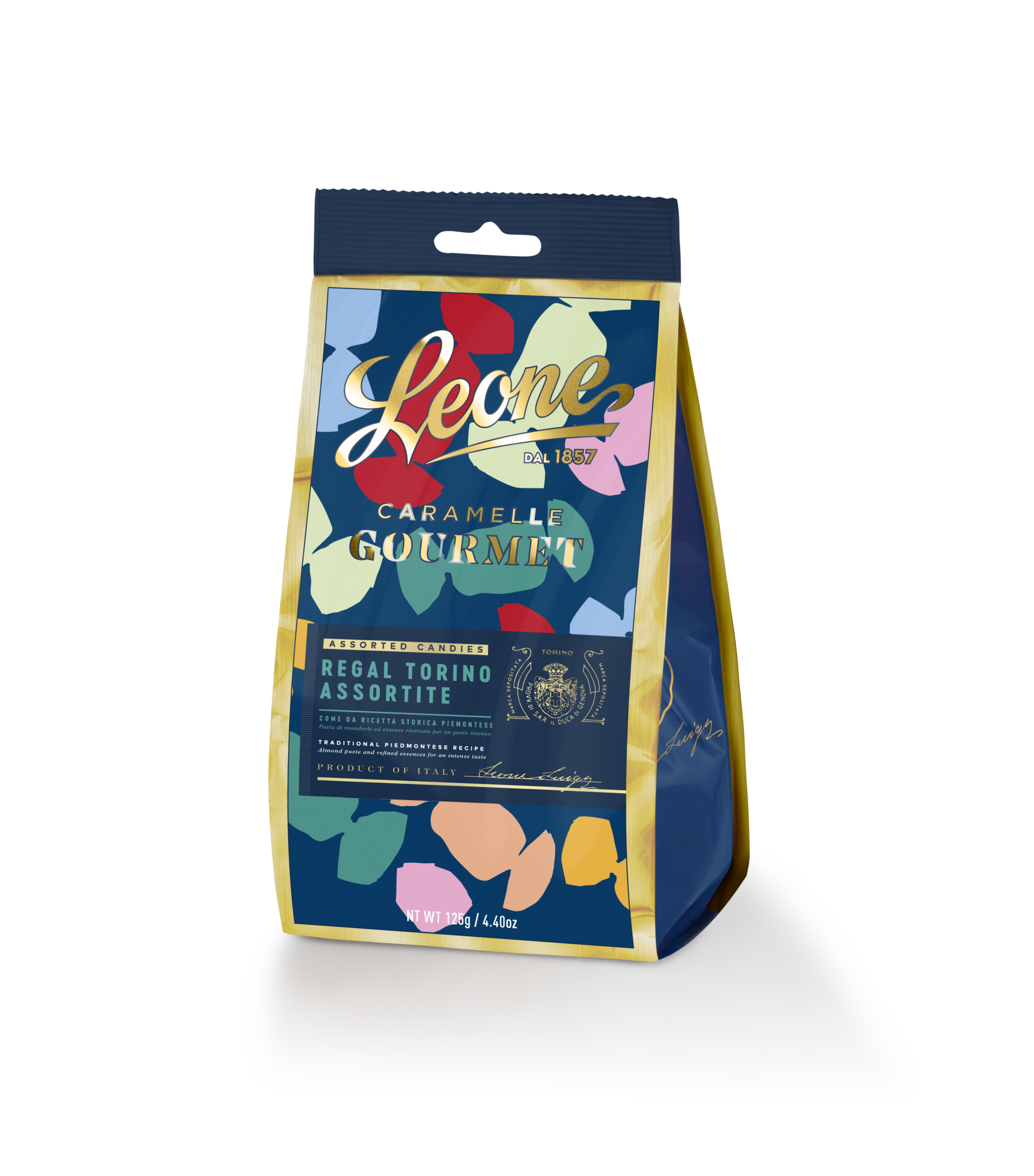 Kuninkaalliset Torinon karamellit pussissa(Leone, Italia) 125 g
