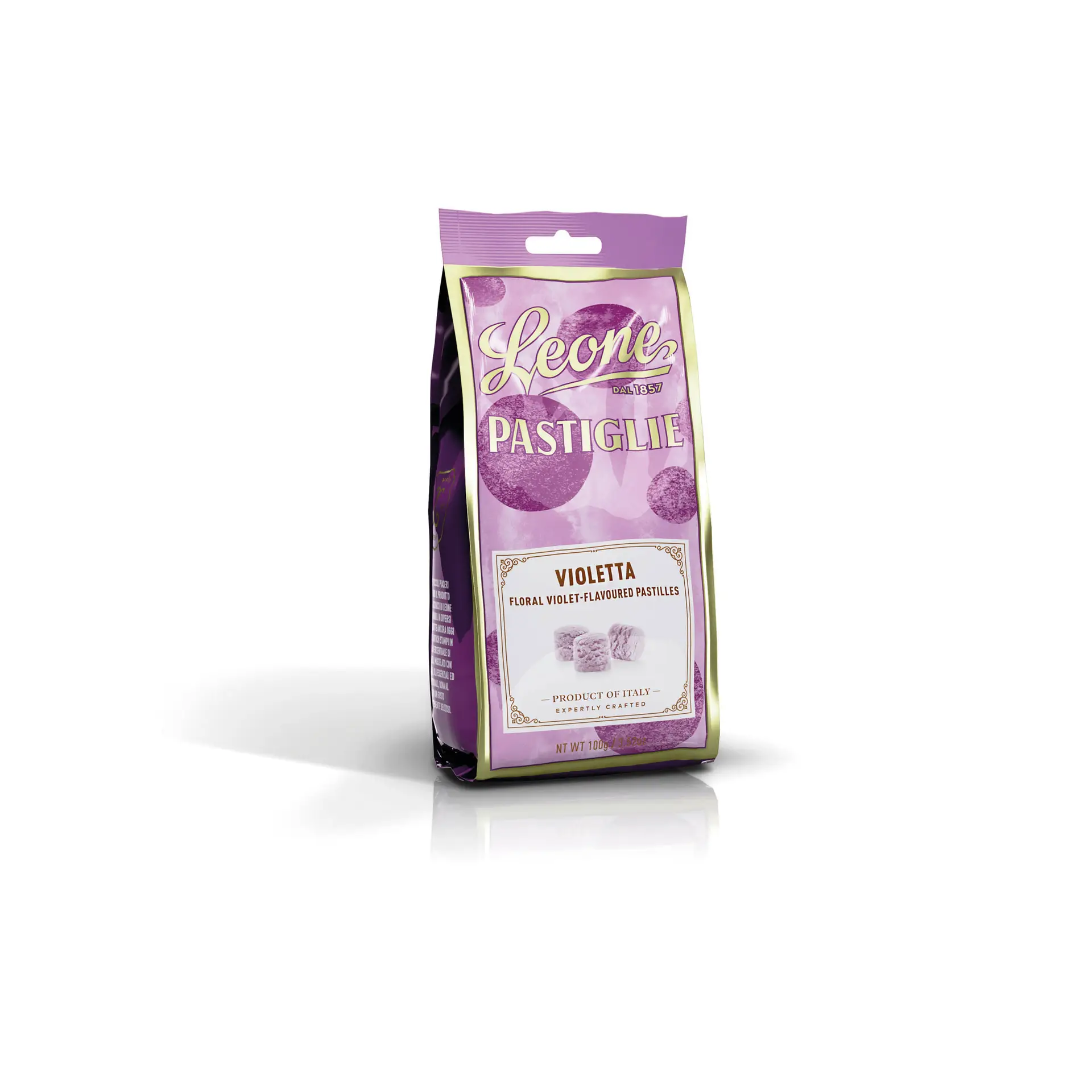 Violetit pastillit, pussissa (Leone, Italia) 100 g