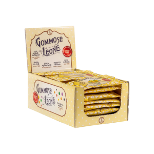 Mustikka kumimakeiset esillepannuna, pussissa, SOKERITON (Leone, Italia) 35 g