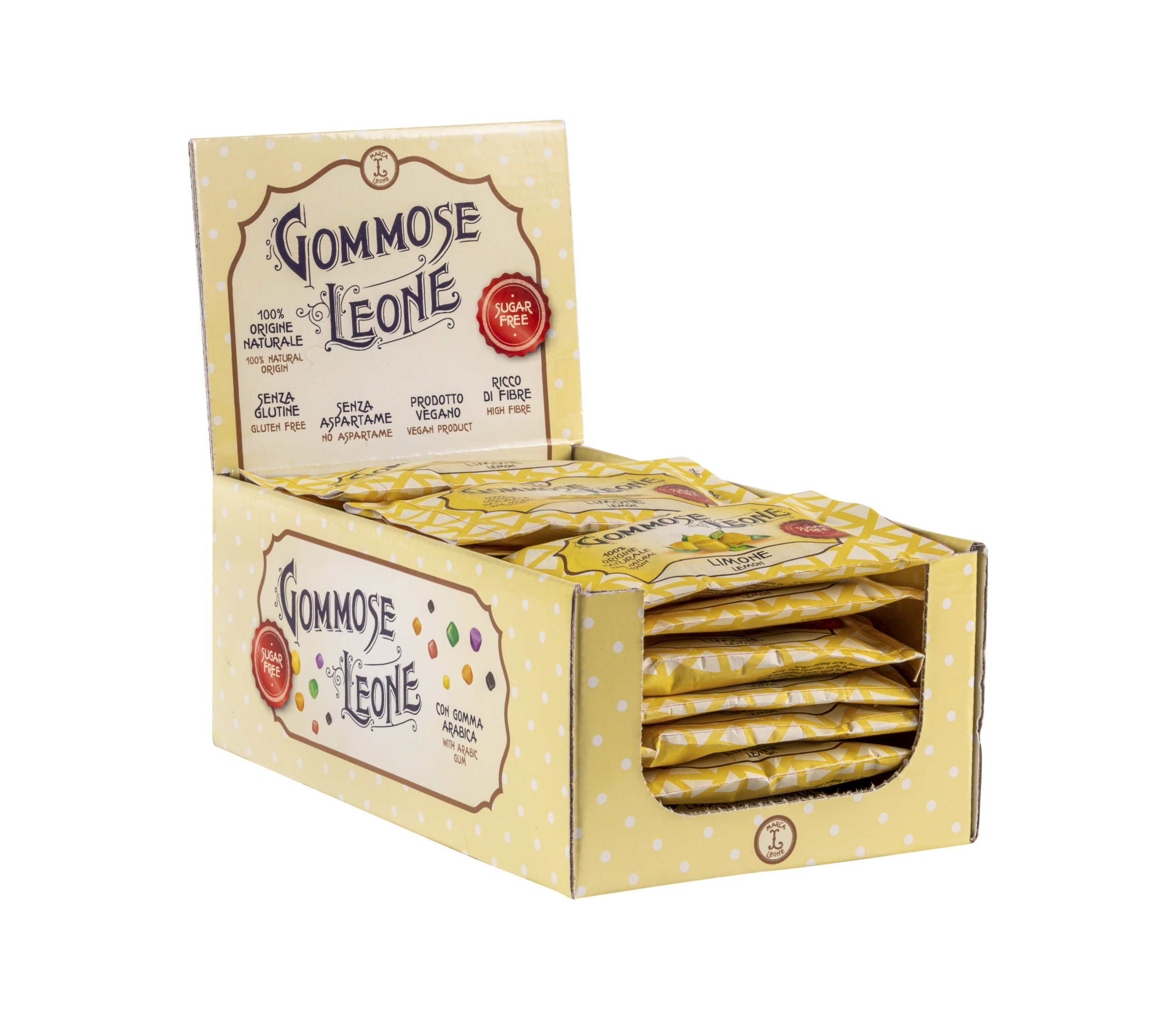 Propolis-kumimakeiset, pakkauksessa, SOKERITON (Leone, Italia) 35 g