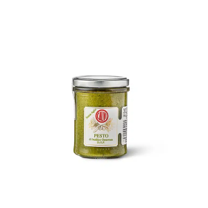 Pesto Genova, D.O.P.-basilikaa, ilman valkosipulia, 180 g (Italia, Liguria)