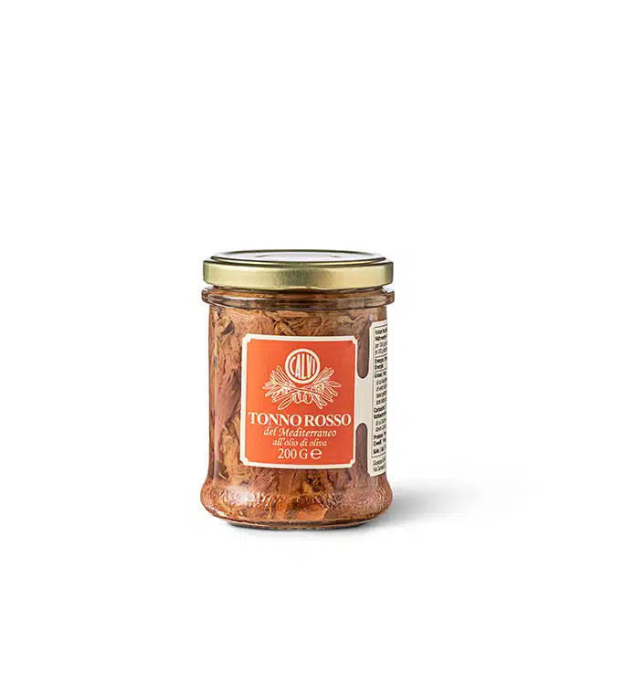 Välimeren punainen tonnikala oliiviöljyssä 200 g (Italia, Liguria)