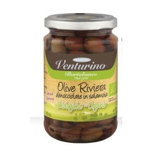 ”Riviera” BIO -oliivit, kivettömät, suolavedessä 290/160 g (Italia)