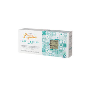 ”Taglierini Verdi” -pasta, pinaattia sisältävä, BIO, 500 g